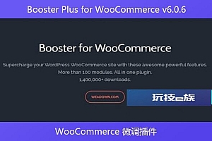 Booster Plus for WooCommerce v6.0.6 – WooCommerce 微调插件