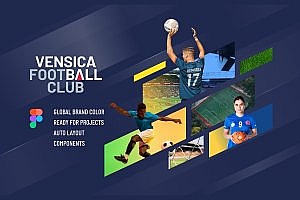 足球俱乐部网站模板 Vens Soccer Club Website Template