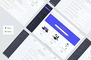 常见问题解答管理仪表盘模板 UI 套件 FAQs Admin Dashboard Template UI Kit