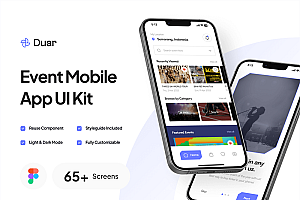 玩技下午茶:演唱会活动移动应用App UI套件