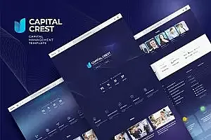 金融组织和活动网站着陆页设计 Figma 模板 Financial Organization and Event Landing Template