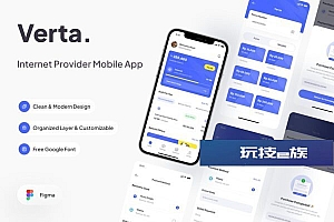 运营商移动应用程序优惠券页面UI设计模板 Top Up – Voucher Page
