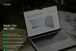 玩技下午茶:建筑公司网站设计Web UI主题模板