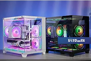 双十一特惠主机,i5配RTX4060/4060Ti/4070黑色海景房电脑配置