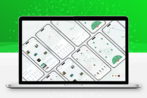 手机导航移动应用程序 UI 套件 Navigation Mobile App UI Kit