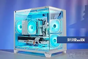 双十一爆款白色海景房,i5-13400F配RTX4060Ti/4060游戏电脑配置