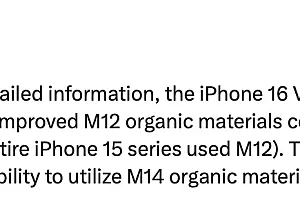 苹果iPhone16/Pro屏幕参数曝光:标准版60Hz刷新率
