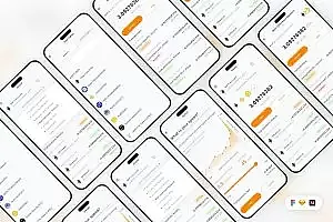 加密钱包和区块链APP应用UI套件 Crypto Wallet & Gateway to Blockchain App UI Kit