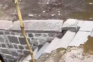 泼天“粪围感”!泰山粪水涌向台阶流满地,景区回应