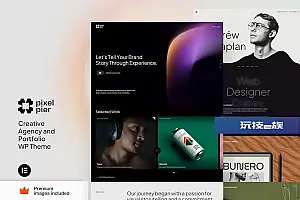 Pixelpiernyc—创意机构和Portolio Pixelpiernyc – Creative Agency and Portolio WordPress主题