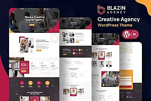 布拉津机构|创意WordPress主题 Blazin Agency | Creative WordPress Theme WordPress主题