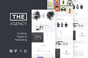 机构–创意单页机构WP主题 The Agency – Creative One Page Agency WP Theme WordPress主题