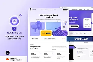 搜索引擎优化数字营销WordPress Numérique – SEO Digital Marketing WordPress WordPress主题