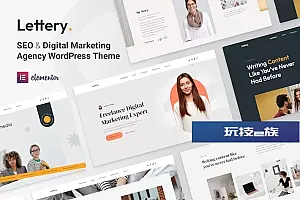 数字营销机构WordPress主题 Lettery – Digital Marketing Agency WordPress Theme WordPress主题