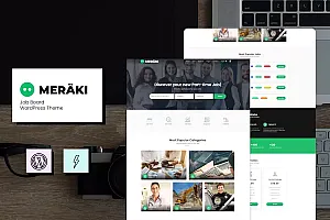 Meraki—工作板WordPress主题 Meraki – Job Board WordPress Theme WordPress主题