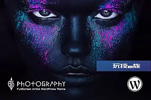 全屏艺术家-摄影WordPress主题 FullScreen Artist – Photography WordPress Theme WordPress主题