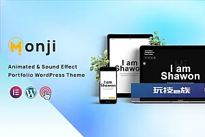 Monji-个人文件夹WordPress主题 Monji – Personal Portfolio WordPress Theme WordPress主题