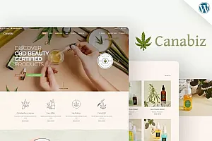 Canabiz—杂草医疗大麻店 Canabiz – Weed Medical Marijuana, Cannabis Shop WordPress主题