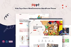 儿童玩具商店WooCommerce WordPress Them Pippo – Kids Toys Store WooCommerce WordPress Them WordPress主题