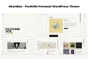 Akordian—Portfolio Personal WordPress主题 Akordian – Portfolio Personal WordPress Theme WordPress主题