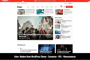Evior—现代杂志WordPress主题 Evior – Modern Magazine WordPress Theme WordPress主题