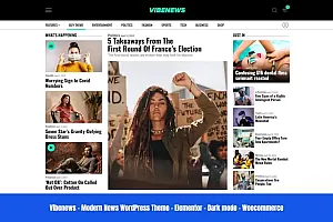 Vibenews—数字新闻杂志AMP主题 Vibenews – Digital News Magazine AMP Theme WordPress主题
