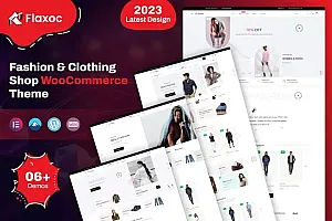 Flaxoc—时尚商店WooCommerce主题 Flaxoc – Fashion Store WooCommerce Theme WordPress主题