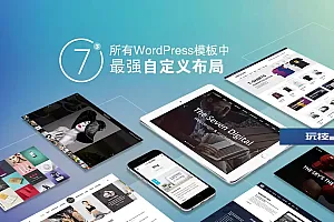 The7 v.11.11.2 – 中文汉化 含密钥可视化拖拽编辑的WordPress主题企业外贸商城网站模板