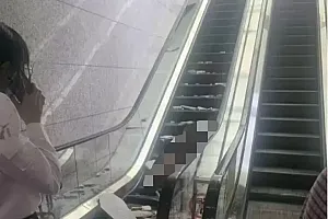 重庆地铁站石砖脱落砸中孕妇!家属:心跳停了两次,胎儿情况未知!