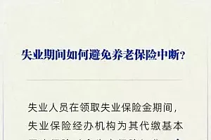 失业了,养老保险怎样处理能不中断?