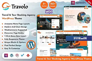 Travolo—旅游&旅游预订WordPress主题 Travolo – Travel & Tour Booking WordPress Theme WordPress主题