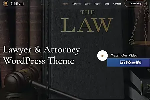 Ukilvai—律师&律师WordPress主题 Ukilvai – Lawyer & Attorney WordPress Theme WordPress主题