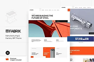Fabrik—制造和工厂WordPress Fabrik – Manufacturing & Factory WordPress WordPress主题