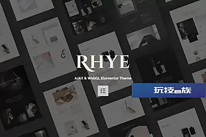 Rhye—Creative AJAX Elementor主题 Rhye – Creative AJAX Elementor Theme WordPress主题