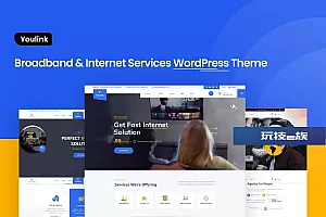 Youlink—宽带&互联网WordPress主题 Youlink – Broadband & Internet WordPress Theme WordPress主题