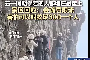 吓人!众游客被挂半山腰1个小时?景区回应