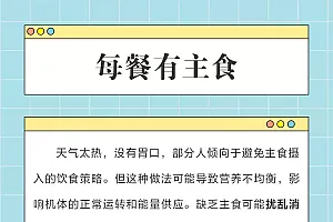 @所有人 这份高温天气饮食指南请查收