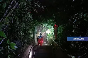 为捕鱼,柳州一男子进入泄洪口后失联!现场刺鼻气味弥漫,多方紧急救援!