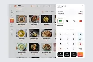 餐饮和零售终端 POS 仪表盘支付界面设计 Coca – POS Dashboard Payment