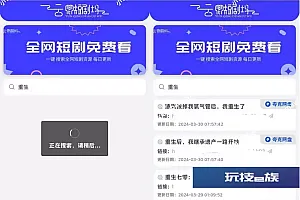 引流源码短剧搜索前端源码+内附搜索API