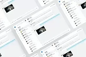 消息仪表盘 UI 套件 Message Dashboard UI Kit