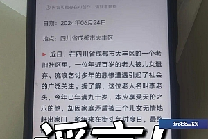 男子利用AI造谣九旬老人遭遗弃流浪乞讨多年成“皮包骨”,成都警方:行拘!