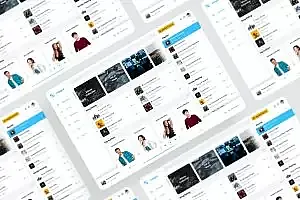 音乐仪表盘 UI 套件 Music Dashboard UI Kit