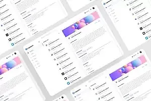 求职招聘仪表板UI设计模板 Job Find Dashboard