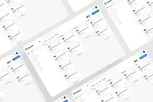 任务管理仪表板UI设计模板 Task Management Dashboard UI Kit