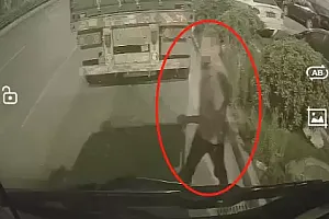 男子连续剪断大货车刹车气管及油管,刑拘!