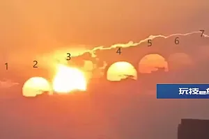 天空现7个太阳?网友:后羿,来活儿了