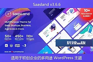 Saasland v3.6.6 – 适用于初创企业的多用途 WordPress 主题