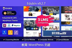Edubin v9.2.7 – 教育 WordPress 主题