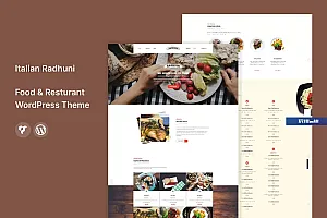 意大利 Radhuni – 食品和餐厅 WordPress 主题